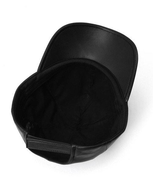 Schott(ショット)の「SCHOTT-LEATHER-CAP(キャップ・メンズ・ブラック/ブラック系3/ブラック系2・FREE)」の15枚目の写真