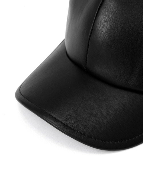 Schott(ショット)の「SCHOTT-LEATHER-CAP(キャップ・メンズ・ブラック/ブラック系3/ブラック系2・FREE)」の18枚目の写真