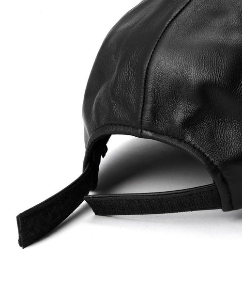 Schott(ショット)の「SCHOTT-LEATHER-CAP(キャップ・メンズ・ブラック/ブラック系3/ブラック系2・FREE)」の20枚目の写真
