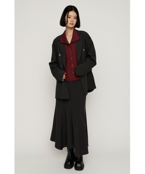 SLY(スライ)の「【セットアップ対応可○】FINE LIGHT JK ファインライトジャケット 秋服(テーラードジャケット・レディース・杢グレー/ブラウン系その他2/ブラック・FREE)」の10枚目の写真