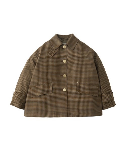 Mackintosh(マッキントッシュ)の「NEW HUMBIE JACKET MB(ステンカラーコート・レディース・ブラウン系その他/グリーン系その他・6)」の2枚目の写真
