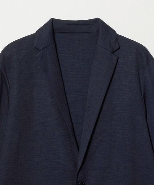 A DAY IN THE LIFE UNITED ARROWS(アデイインザライフユナイテッドアローズ)の「スラブドビーカノコ カーディガンジャケット<A DAY IN THE LIFE>(カーディガン/ボレロ・メンズ・ネイビー/ダークグレー/コバルトブルー・L/M/XL/S)」の5枚目の写真