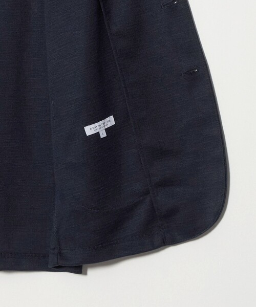 A DAY IN THE LIFE UNITED ARROWS(アデイインザライフユナイテッドアローズ)の「スラブドビーカノコ カーディガンジャケット<A DAY IN THE LIFE>(カーディガン/ボレロ・メンズ・ネイビー/ダークグレー/コバルトブルー・L/M/XL/S)」の9枚目の写真