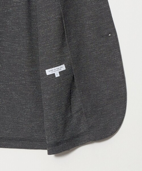 A DAY IN THE LIFE UNITED ARROWS(アデイインザライフユナイテッドアローズ)の「スラブドビーカノコ カーディガンジャケット<A DAY IN THE LIFE>(カーディガン/ボレロ・メンズ・ネイビー/ダークグレー/コバルトブルー・L/M/XL/S)」の13枚目の写真