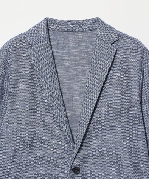 A DAY IN THE LIFE UNITED ARROWS(アデイインザライフユナイテッドアローズ)の「スラブドビーカノコ カーディガンジャケット<A DAY IN THE LIFE>(カーディガン/ボレロ・メンズ・ネイビー/ダークグレー/コバルトブルー・L/M/XL/S)」の15枚目の写真