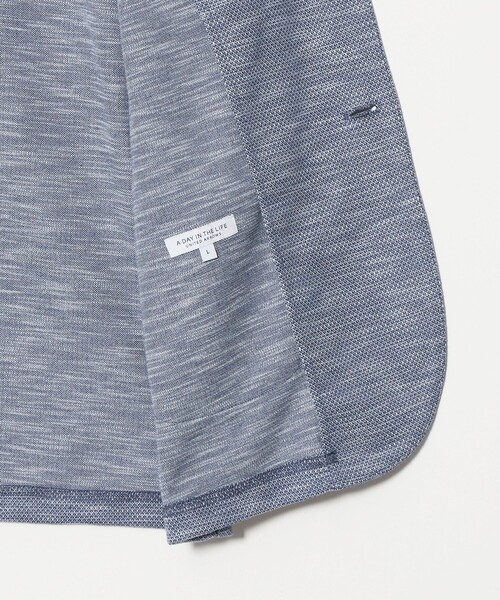 A DAY IN THE LIFE UNITED ARROWS(アデイインザライフユナイテッドアローズ)の「スラブドビーカノコ カーディガンジャケット<A DAY IN THE LIFE>(カーディガン/ボレロ・メンズ・ネイビー/ダークグレー/コバルトブルー・L/M/XL/S)」の17枚目の写真