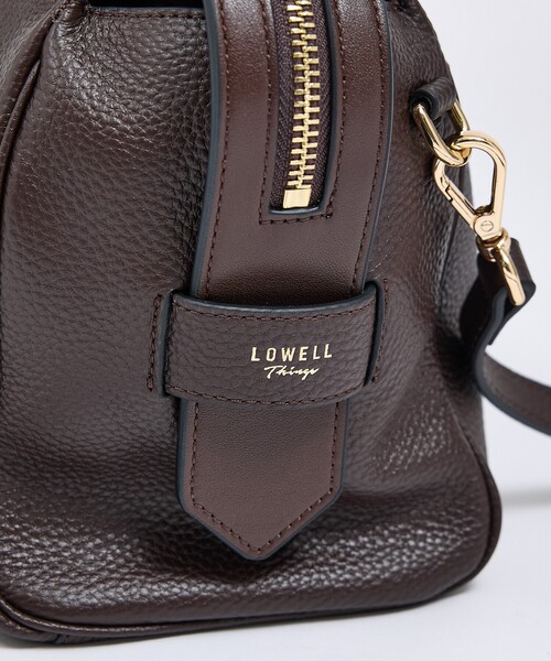 LOWELL things(ロウェル シングス)の「Any/レザー2WAYスクエアボストンバッグ(ボストンバッグ・レディース・ボルドー/ブラック/ダークブラウン・フリー)」の17枚目の写真
