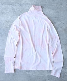 yuni | 60/-強撚ストレッチフライス difused dyeハイネックプルオーバー(Tシャツ/カットソー)