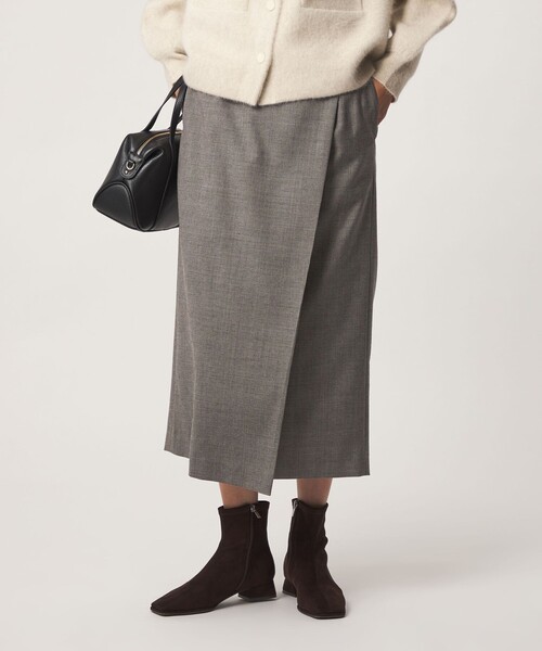 green label relaxing（グリーンレーベルリラクシング）の「［size SHORTあり］Daily Chic Iライン スカート ウォッシャブル ストレッチ（スカート・レディース・ブラック/その他2/その他1/オフホワイト・36/SHORT/40/38）」の5枚目の写真