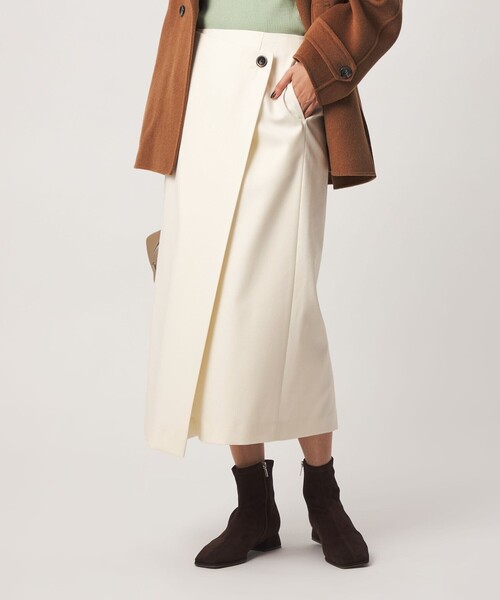 green label relaxing（グリーンレーベルリラクシング）の「［size SHORTあり］Daily Chic Iライン スカート ウォッシャブル ストレッチ（スカート・レディース・ブラック/その他2/その他1/オフホワイト・36/SHORT/40/38）」の21枚目の写真
