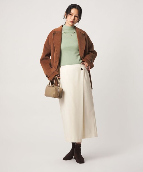 green label relaxing（グリーンレーベルリラクシング）の「［size SHORTあり］Daily Chic Iライン スカート ウォッシャブル ストレッチ（スカート・レディース・ブラック/その他2/その他1/オフホワイト・36/SHORT/40/38）」の22枚目の写真