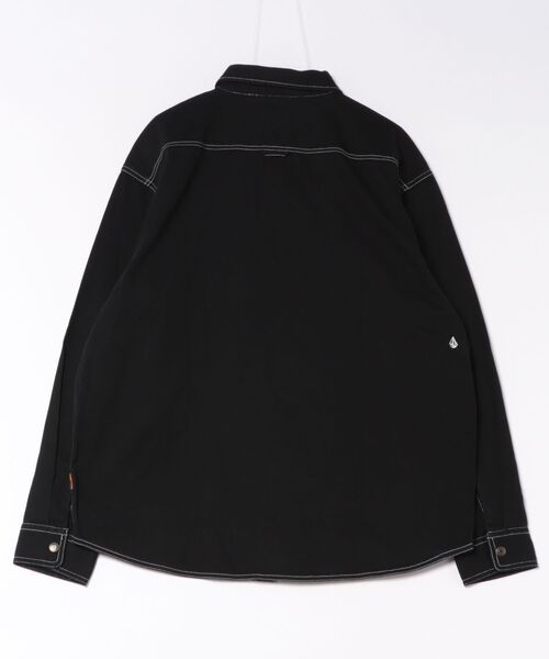 VOLCOM(ボルコム)の「VOLCOM メンズ LEVELSTONE LS 長袖シャツ 【2026年秋冬モデル】(シャツ/ブラウス・メンズ・ブルー系その他/ブラック系その他・SMALL/MEDIUM/LARGE/X-LARGE)」の3枚目の写真