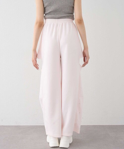 Belle Charme(ベルシャルム)の「【Belle Charme】Twinkle Wide Sweart Pants(スウェットパンツ・レディース・チャコールグレー/ブラック/ピンク・LARGE/MEDIUM)」の16枚目の写真