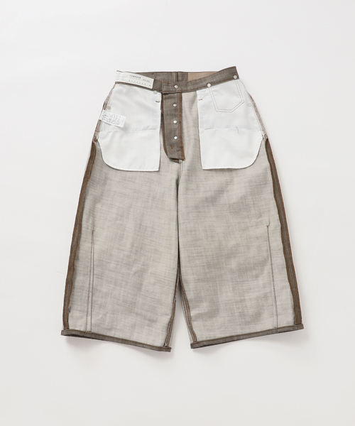 KURO(クロ)の「KURO 別注 WIDE SPREAD CROPPED デニムパンツ(デニムパンツ・レディース・ブラウン/ブラック・LARGE/MEDIUM)」の18枚目の写真