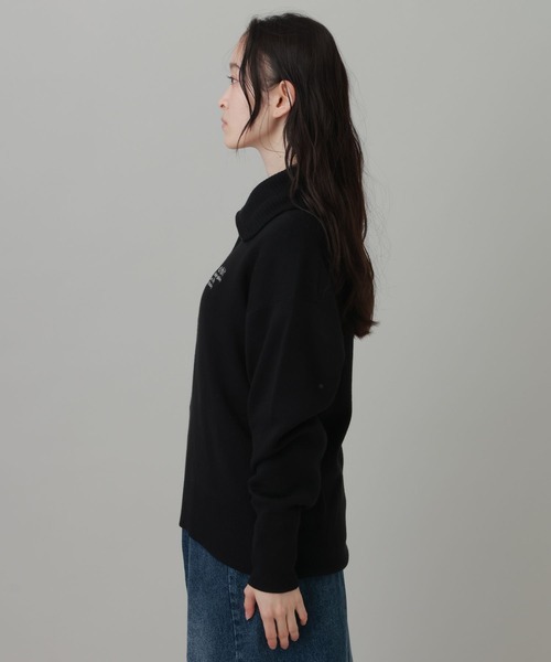 LAKOLE(ラコレ)の「ロゴシシュウハーフZIPプルオーバー / 855390(ニット/セーター・レディース・ブラック/グレー/ボルドー・FREE)」の17枚目の写真