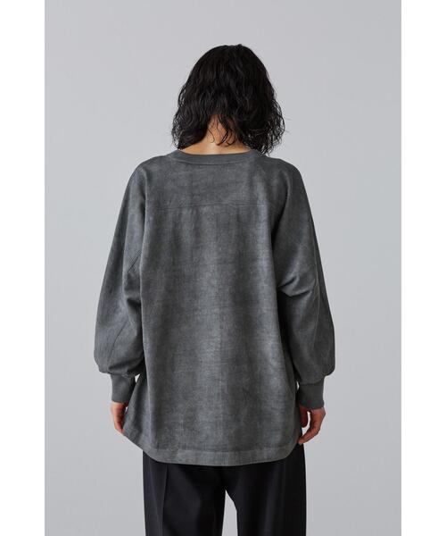 YLEVE(イレーヴ)の「YLEVE / OPEN END COTTON PIGMENT DYE P/O(Tシャツ/カットソー・レディース・レッド/ベージュ/ホワイト/グレー・1)」の19枚目の写真