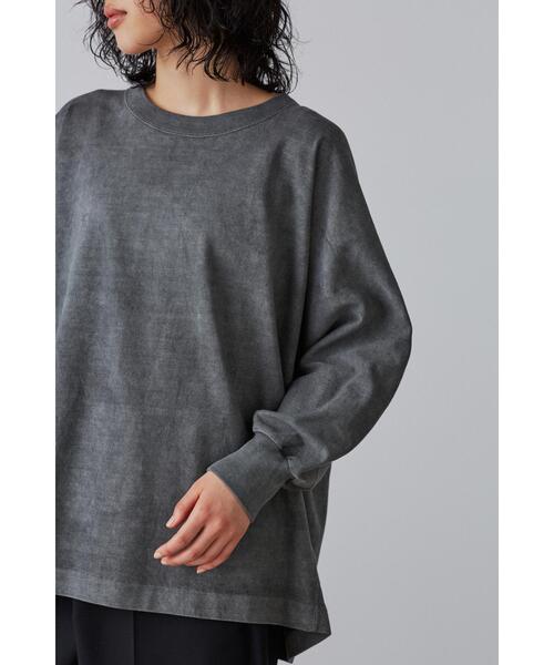 YLEVE(イレーヴ)の「YLEVE / OPEN END COTTON PIGMENT DYE P/O(Tシャツ/カットソー・レディース・レッド/ベージュ/ホワイト/グレー・1)」の20枚目の写真