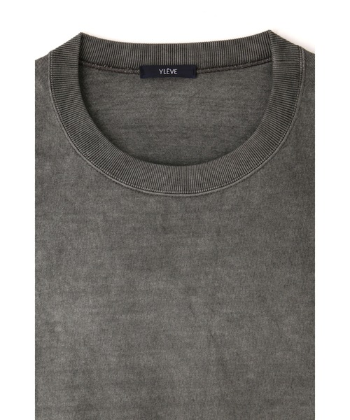 YLEVE(イレーヴ)の「YLEVE / OPEN END COTTON PIGMENT DYE P/O(Tシャツ/カットソー・レディース・レッド/ベージュ/ホワイト/グレー・1)」の12枚目の写真