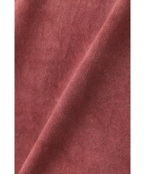 YLEVE(イレーヴ)の「YLEVE / OPEN END COTTON PIGMENT DYE P/O(Tシャツ/カットソー・レディース・レッド/ベージュ/ホワイト/グレー・1)」の16枚目の写真