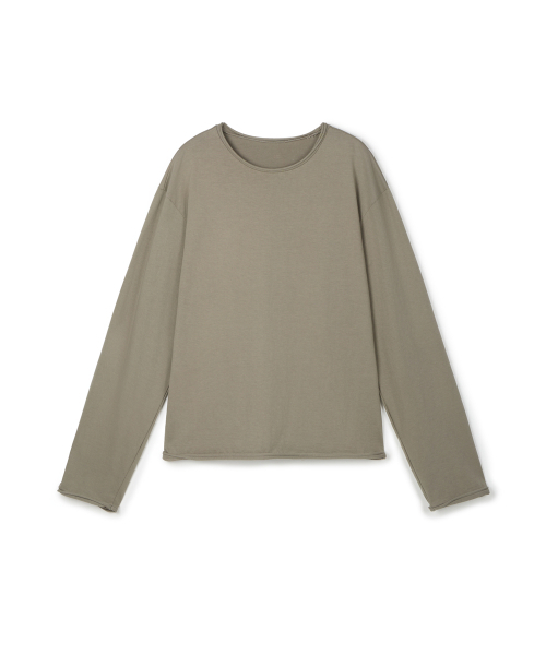 ERA（エラ）の「UNISEX ERA ロウエッジ長袖Tシャツ - カーキ（Tシャツ/カットソー・レディース・その他・SMALL/MEDIUM/LARGE）」の14枚目の写真