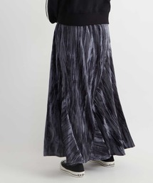 CRUSH VELOUR FLARE SKIRT