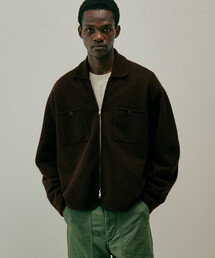 RYE TENDER（ライテンダー）の「RYE TENDER | 〈別注〉ウール ニットシャツジャケット MEN（カーディガン/ボレロ）」