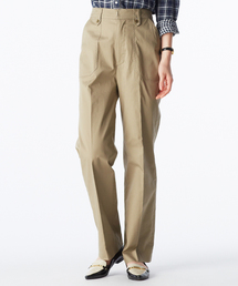 IEDIT | 【股下丈が選べる】ＩＥＤＩＴレーベルコレクション　微光沢ストレッチギャバでノーブルに仕立てた　ほのゆる美脚ストレートのハイライズベイカーパンツ(その他パンツ)