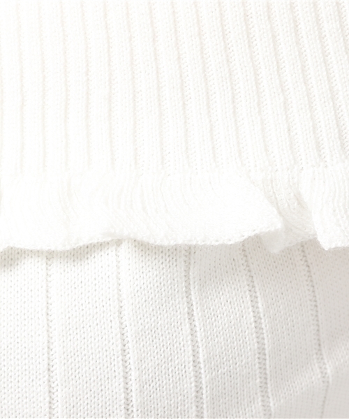 goocy(グースィー)の「綿混オフショルKnitトップ(ニット/セーター・レディース・ブラック/ベビーピンク/ホワイト/ライトグレー・FREE)」の11枚目の写真