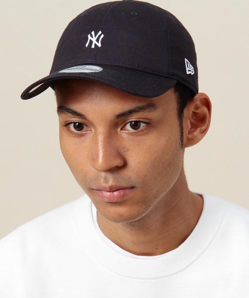 NEW ERA（ニューエラ）の「【別注】＜NEWERA＞ SMALL LOGO CAP/キャップ◆（キャップ・メンズ・ホワイト/ネイビー・ONE）」の6枚目の写真
