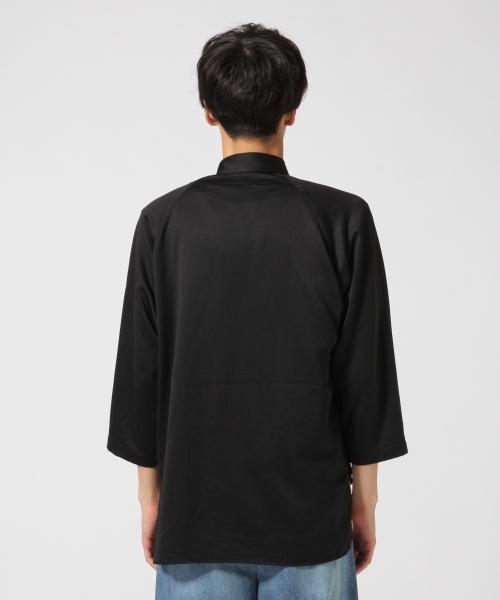 HARE（ハレ）の「サテンシャツ(HARE)（シャツ/ブラウス・メンズ・ライトブラウン/ボルドー/ブラック・SMALL/MEDIUM）」の13枚目の写真