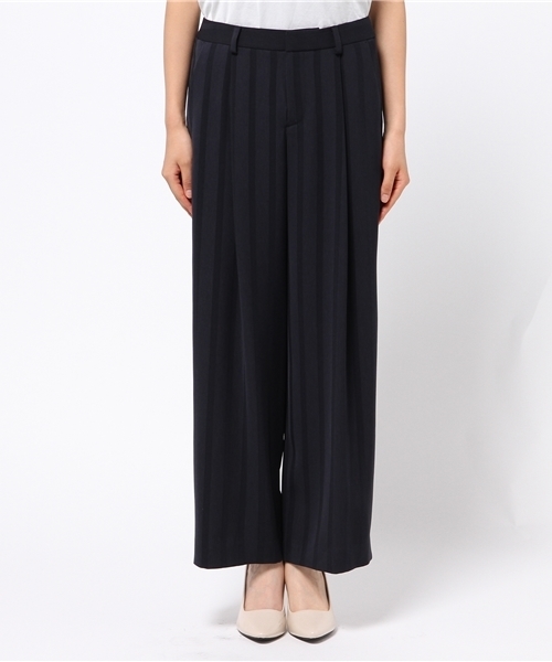 22 OCTOBRE（ヴァンドゥ－オクトーブル）の「シャドーストライプパンツ（その他パンツ・レディース・ベージュ/ネイビー・36/38/40）」の3枚目の写真