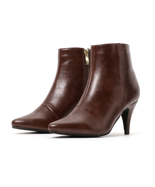 SESTO(セスト)の「美脚スリムショートブーツ(ブーツ・レディース・ブラック/グレイッシュベージュ/ブラック系その他/ブラック×ゴールド/ダークブラウン/キャメル・LL/3L/L/S/M)」の16枚目の写真