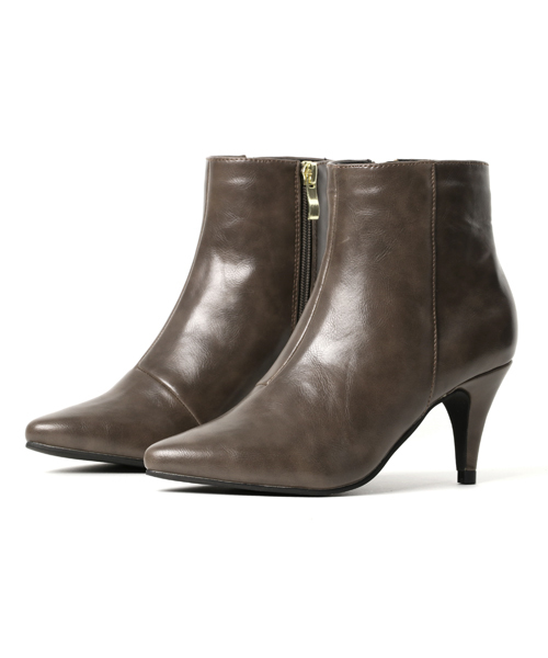 SESTO(セスト)の「美脚スリムショートブーツ(ブーツ・レディース・ブラック/グレイッシュベージュ/ブラック系その他/ブラック×ゴールド/ダークブラウン/キャメル・LL/3L/L/S/M)」の17枚目の写真