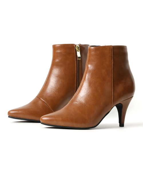 SESTO(セスト)の「美脚スリムショートブーツ(ブーツ・レディース・ブラック/グレイッシュベージュ/ブラック系その他/ブラック×ゴールド/ダークブラウン/キャメル・LL/3L/L/S/M)」の18枚目の写真