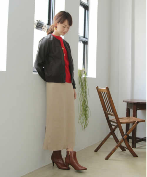 SESTO(セスト)の「美脚スリムショートブーツ(ブーツ・レディース・ブラック/グレイッシュベージュ/ブラック系その他/ブラック×ゴールド/ダークブラウン/キャメル・LL/3L/L/S/M)」の14枚目の写真