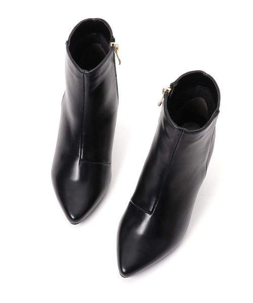 SESTO(セスト)の「美脚スリムショートブーツ(ブーツ・レディース・ブラック/グレイッシュベージュ/ブラック系その他/ブラック×ゴールド/ダークブラウン/キャメル・LL/3L/L/S/M)」の10枚目の写真