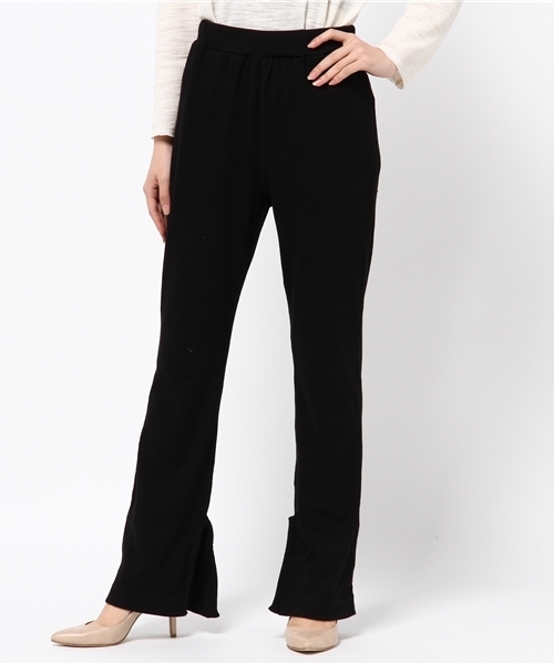 MOUSSY（マウジー）の「RIB FLARE PT（その他パンツ・レディース・ブラック/ネイビー/トップグレー・FREE）」の12枚目の写真