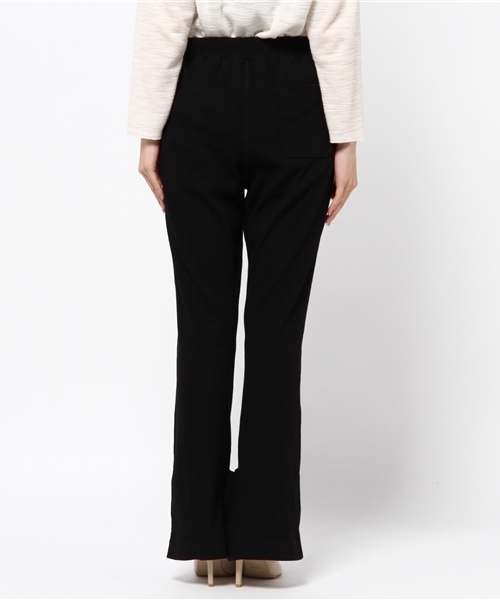 MOUSSY（マウジー）の「RIB FLARE PT（その他パンツ・レディース・ブラック/ネイビー/トップグレー・FREE）」の6枚目の写真