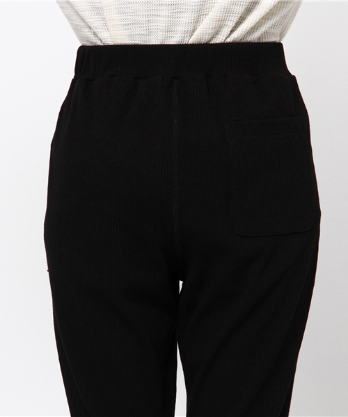 MOUSSY（マウジー）の「RIB FLARE PT（その他パンツ・レディース・ブラック/ネイビー/トップグレー・FREE）」の8枚目の写真