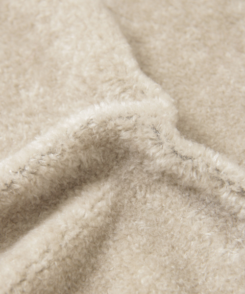 KBF（ケイビーエフ）の「KBF Vネックボアプルオーバー（Tシャツ/カットソー・レディース・キャメル/オフホワイト/グレー系その他・ONE）」の10枚目の写真