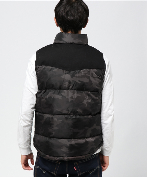 JEANS MATE（ジーンズメイト）の「【ROUSHATTE】カモ柄中綿ベスト