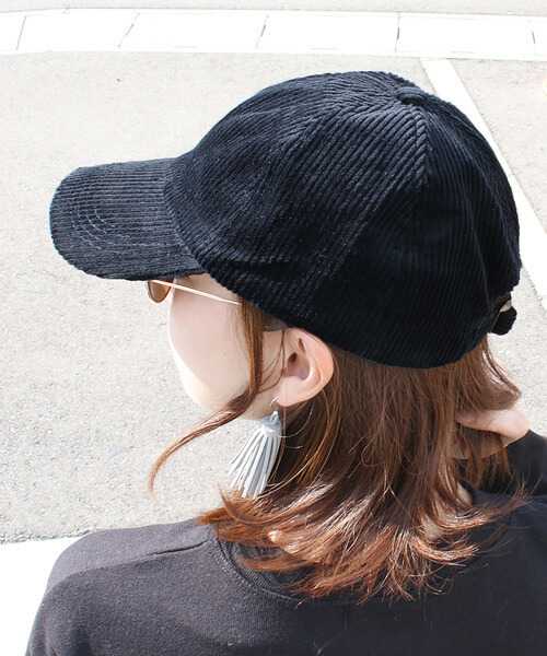 reca（レカ）の「コーデュロイキャップ（キャップ・レディース・アイボリー/ブラック/キャメル/ネイビー・FREE）」の18枚目の写真