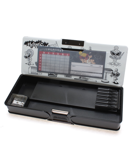 ヒスミニ、HYSTERIC MINI Mini Chest ブラック HYSTERIC MINI（ヒステリックミニ）の「Stationery MINI 筆箱