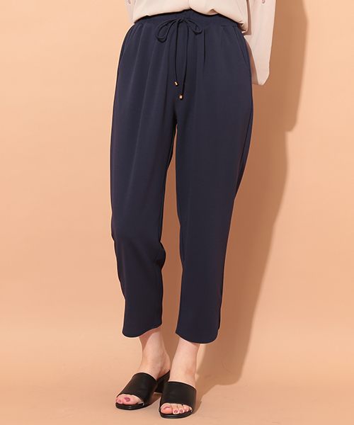 natural couture(ナチュラルクチュール)の「エアリージョガーパンツ(その他パンツ・レディース・ネイビー/ボルドー/ブラック/サックスブルー/ピンクベージュ・FREE)」の3枚目の写真