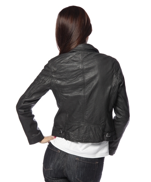 AMERICAN RAG CIE（アメリカンラグシー）の「213-ABZ-L102-BL011（ライダースジャケット・レディース・ブラック・0/1）」の3枚目の写真