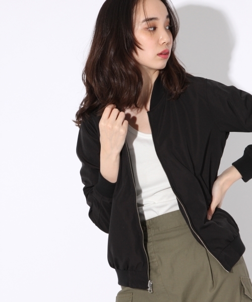 niko and...（ニコアンド）の「リバーシブルブルゾン【niko and ...】（ブルゾン・レディース・ピンク/ブラック/カーキ・MEDIUM/LARGE）」の15枚目の写真