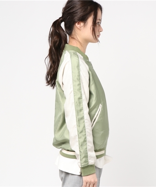 niko and...（ニコアンド）の「リバーシブルブルゾン【niko and ...】（ブルゾン・レディース・ピンク/ブラック/カーキ・MEDIUM/LARGE）」の10枚目の写真