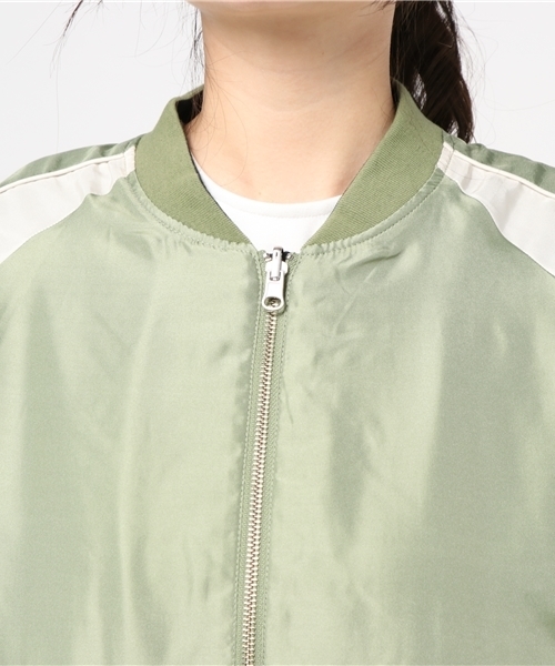 niko and...（ニコアンド）の「リバーシブルブルゾン【niko and ...】（ブルゾン・レディース・ピンク/ブラック/カーキ・MEDIUM/LARGE）」の12枚目の写真