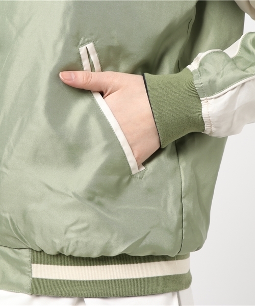 niko and...（ニコアンド）の「リバーシブルブルゾン【niko and ...】（ブルゾン・レディース・ピンク/ブラック/カーキ・MEDIUM/LARGE）」の14枚目の写真