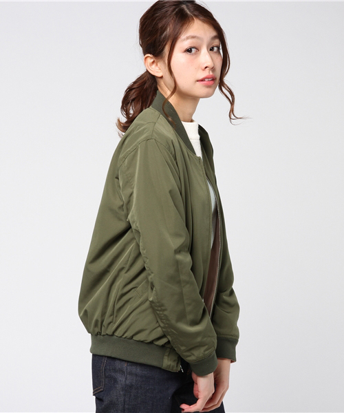 ニコアンド　リバーシブルジャケット Ｍ(新品) 楽天市場】【SALE／20%OFF】リバーシブルMA-1 niko and